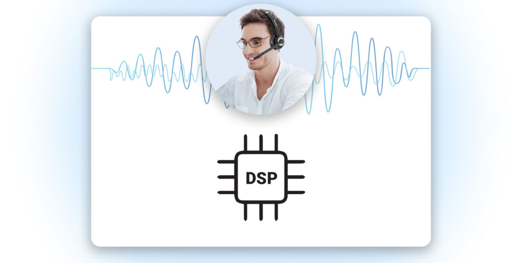 LIVEYfy AI noise suppression application, Digital Signal Processing feature.